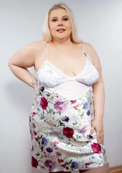 HALKA FLOWERS DK-HA Plus Size