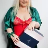 HALKA RÓŻA PLUS SIZE