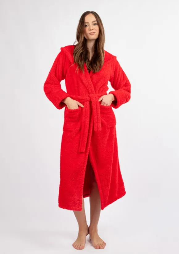 PODOMKA DIANA DŁUGA CZERWONY PLUS SIZE